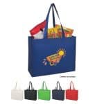 Custom Matte Laminated Non-woven Shopper Tote Bag with logo
