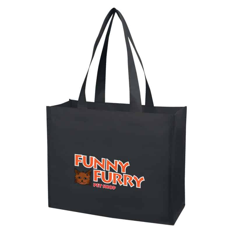 Custom Matte Laminated Non-woven Shopper Tote Bag with logo - 2