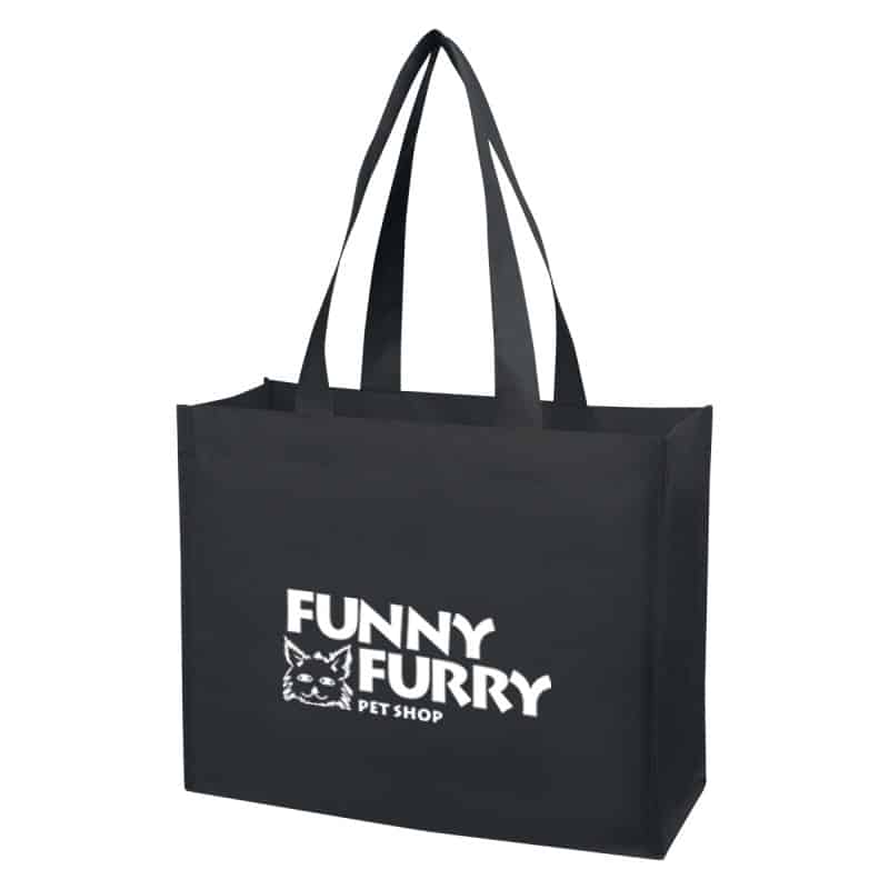 Custom Matte Laminated Non-woven Shopper Tote Bag with logo - 5