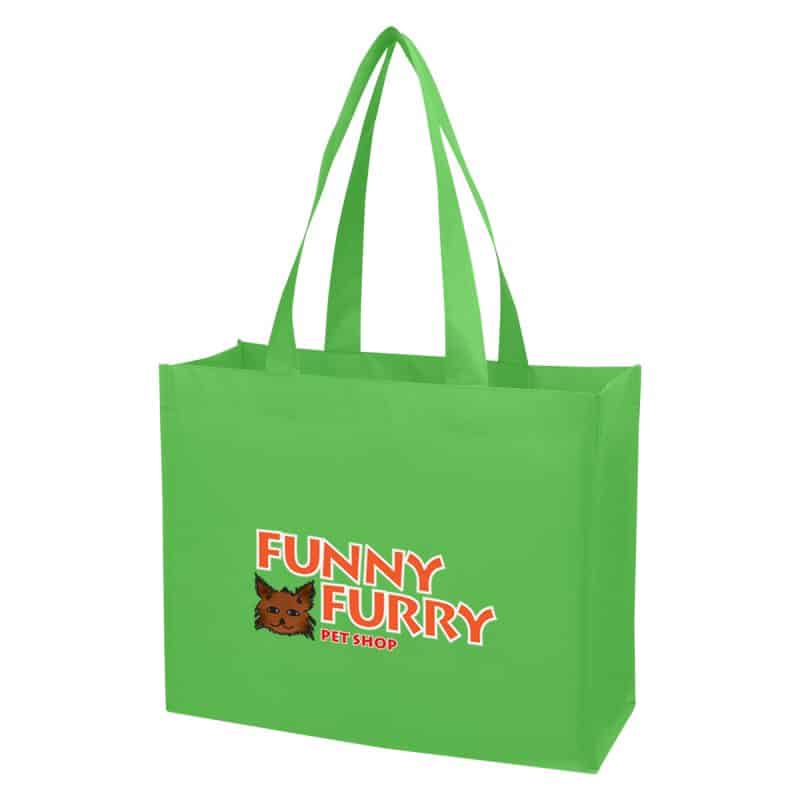 Custom Matte Laminated Non-woven Shopper Tote Bag with logo - 7