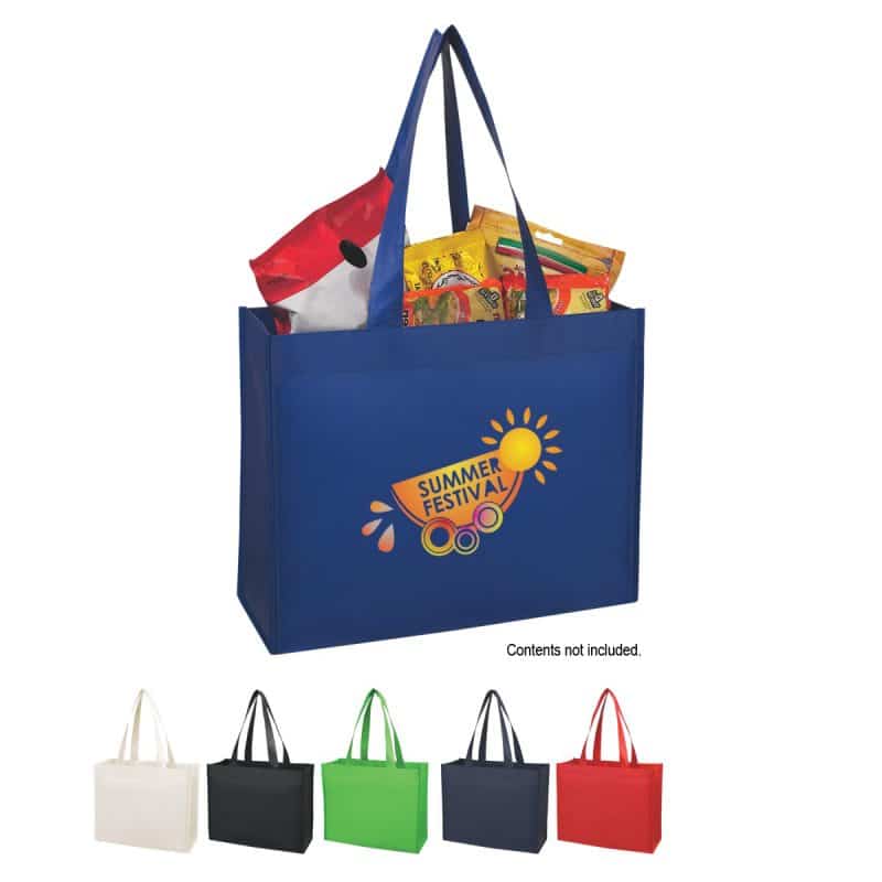 Custom Matte Laminated Non-woven Shopper Tote Bag with logo