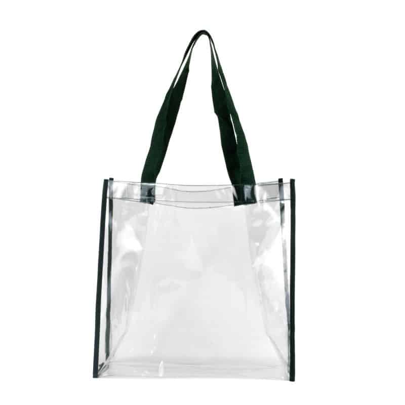 Custom "Matterhorn" Clear Vinyl Stadium Compliant Tote Bag with logo - 2