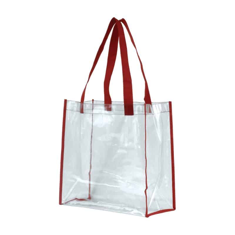 Custom "Matterhorn" Clear Vinyl Stadium Compliant Tote Bag with logo - 3