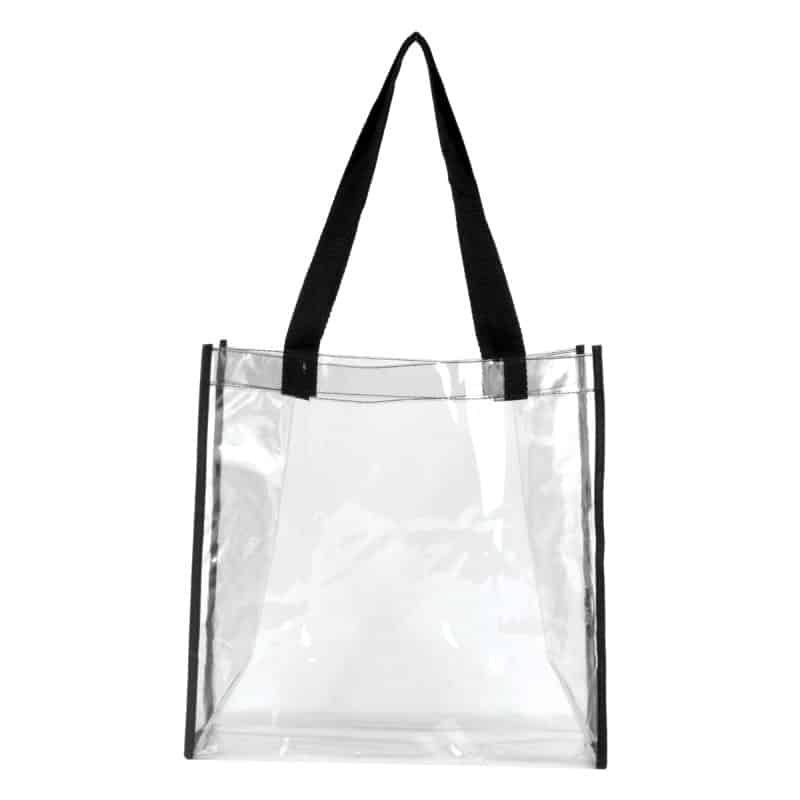 Custom "Matterhorn" Clear Vinyl Stadium Compliant Tote Bag with logo - 6