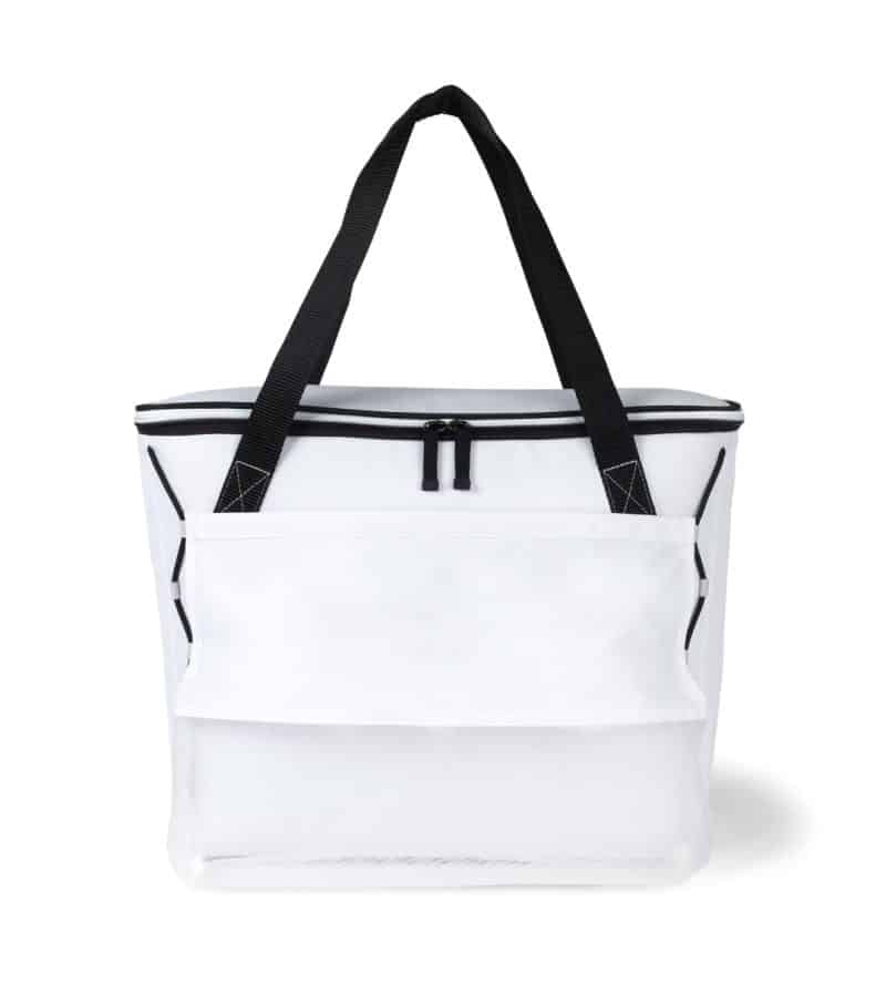Custom Maui Pacific Cooler Tote - White with logo - 1