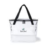 Custom Maui Pacific Cooler Tote - White with logo