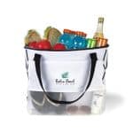 Custom Maui Pacific Cooler Tote - White with logo - 2