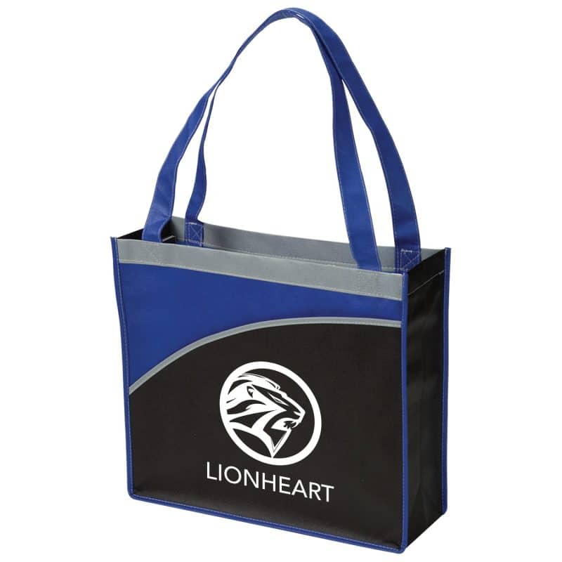 Custom Mesa Curve Non-Woven Tote Bag with logo - 6