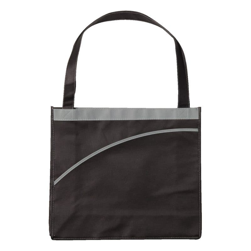 Custom Mesa Curve Non-Woven Tote Bag with logo - 7