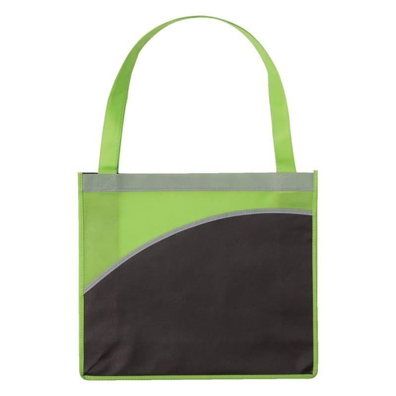 Custom Mesa Curve Non-Woven Tote Bag with logo - 8