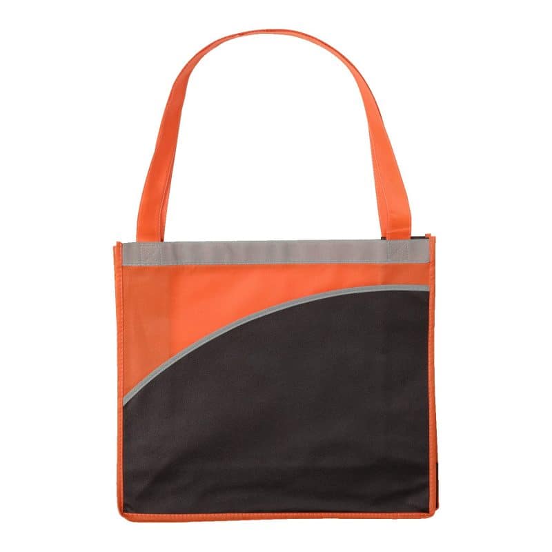 Custom Mesa Curve Non-Woven Tote Bag with logo - 9