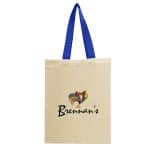 Custom Natural Cotton Canvas Grocery Tote Bag with logo - 5