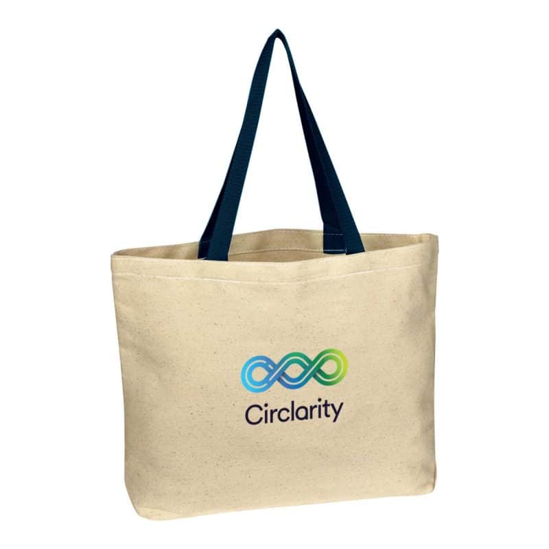 Custom Natural Cotton Canvas Tote Bag with logo - 3