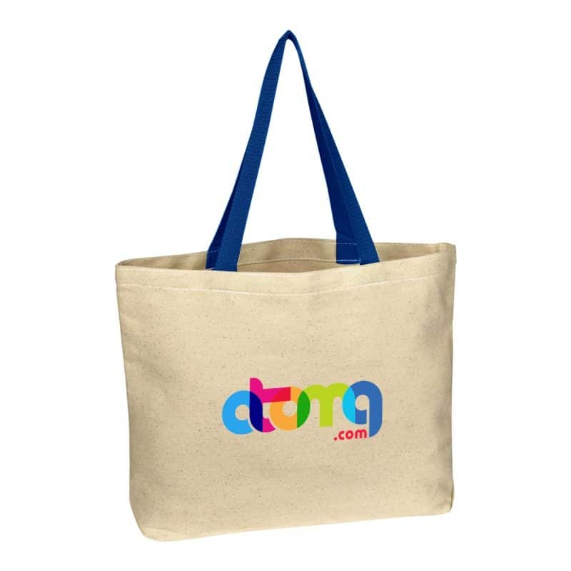 Custom Natural Cotton Canvas Tote Bag with logo - 4