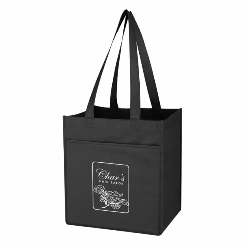 Custom Non-woven 6 Bottle Wine Tote Bag with logo - 2