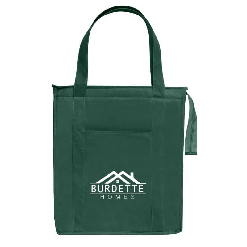 Custom Non-woven Insulated Shopper Tote Bag with logo - 6