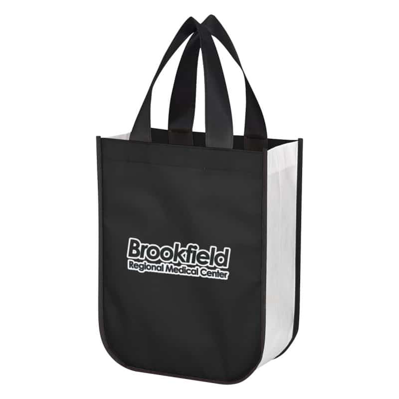 Custom Non-woven Shopper Tote Bag With 100% Rpet Material with logo - 3