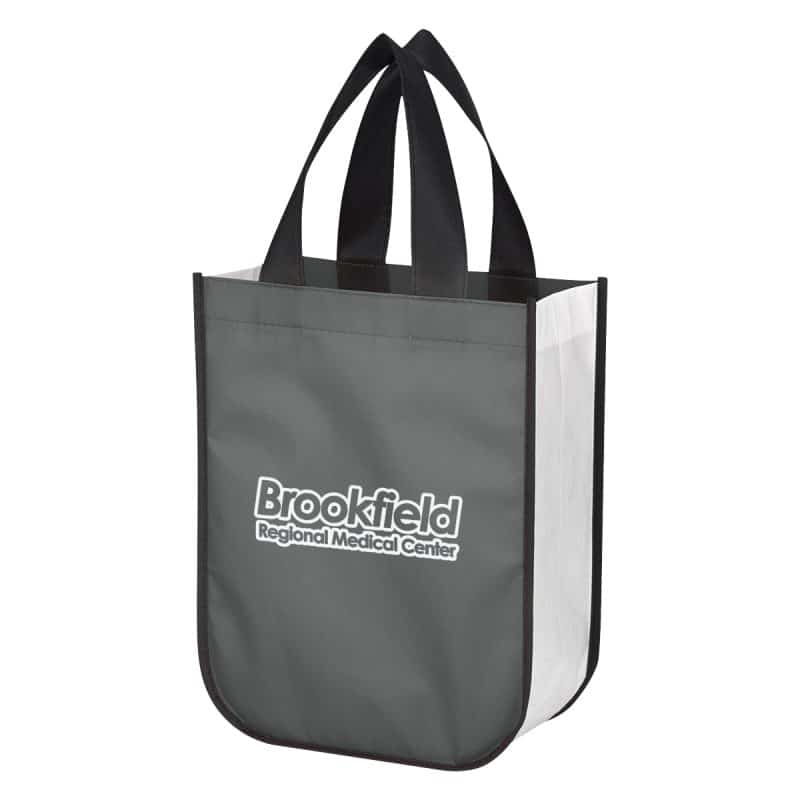 Custom Non-woven Shopper Tote Bag With 100% Rpet Material with logo - 6