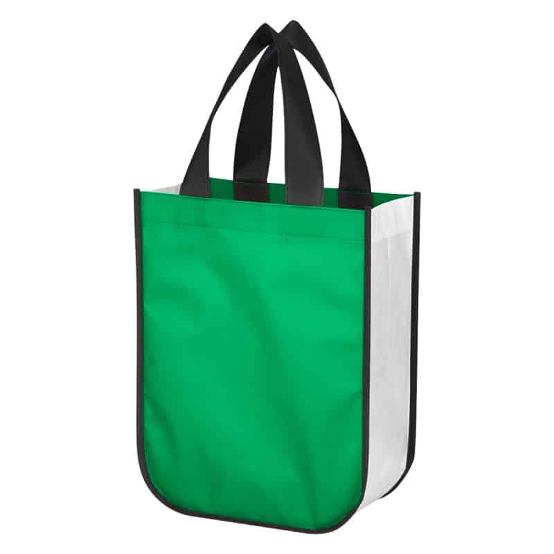 Custom Non-woven Shopper Tote Bag With 100% Rpet Material with logo - 7