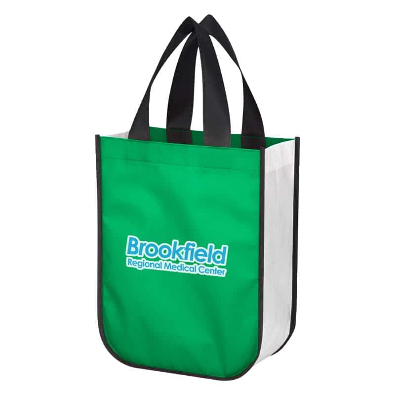 Custom Non-woven Shopper Tote Bag With 100% Rpet Material with logo - 8