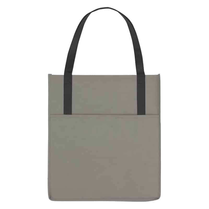 Custom Non-woven Shopper's Pocket Tote Bag with logo - 3