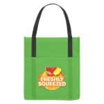 Custom Non-woven Shopper's Pocket Tote Bag with logo - 7