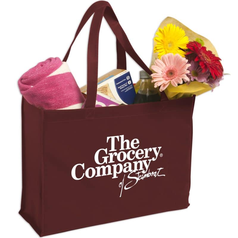 Custom Non-Woven Shopping Tote Bag with logo - 2