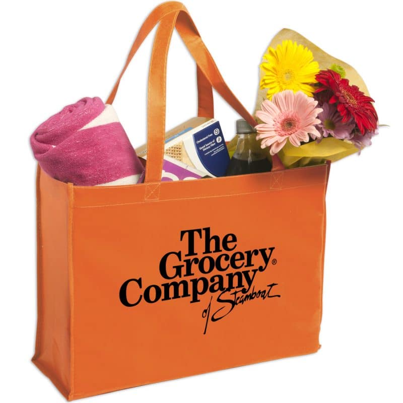 Custom Non-Woven Shopping Tote Bag with logo - 4