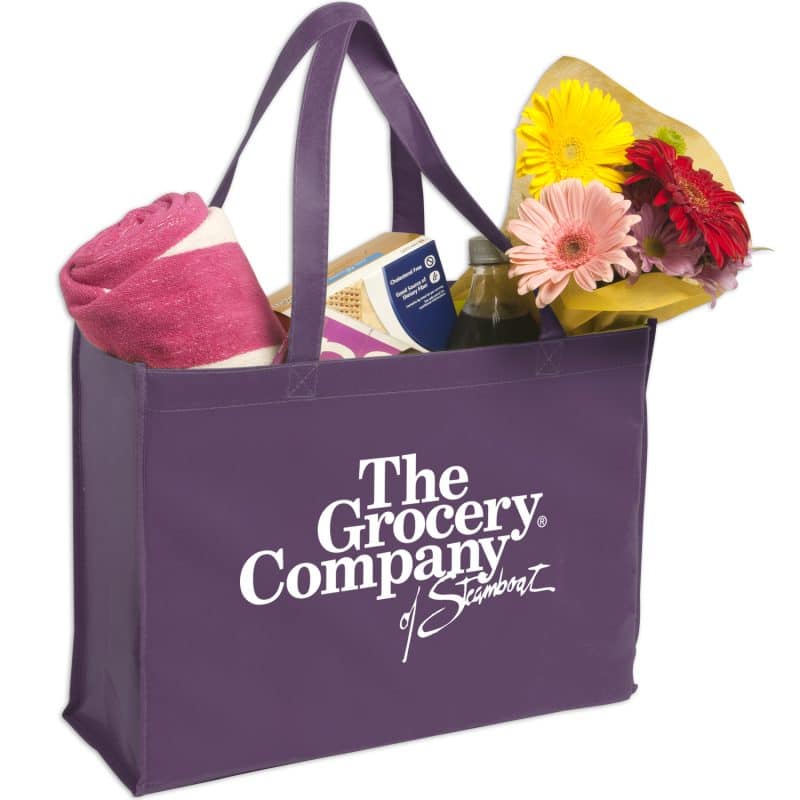 Custom Non-Woven Shopping Tote Bag with logo - 5