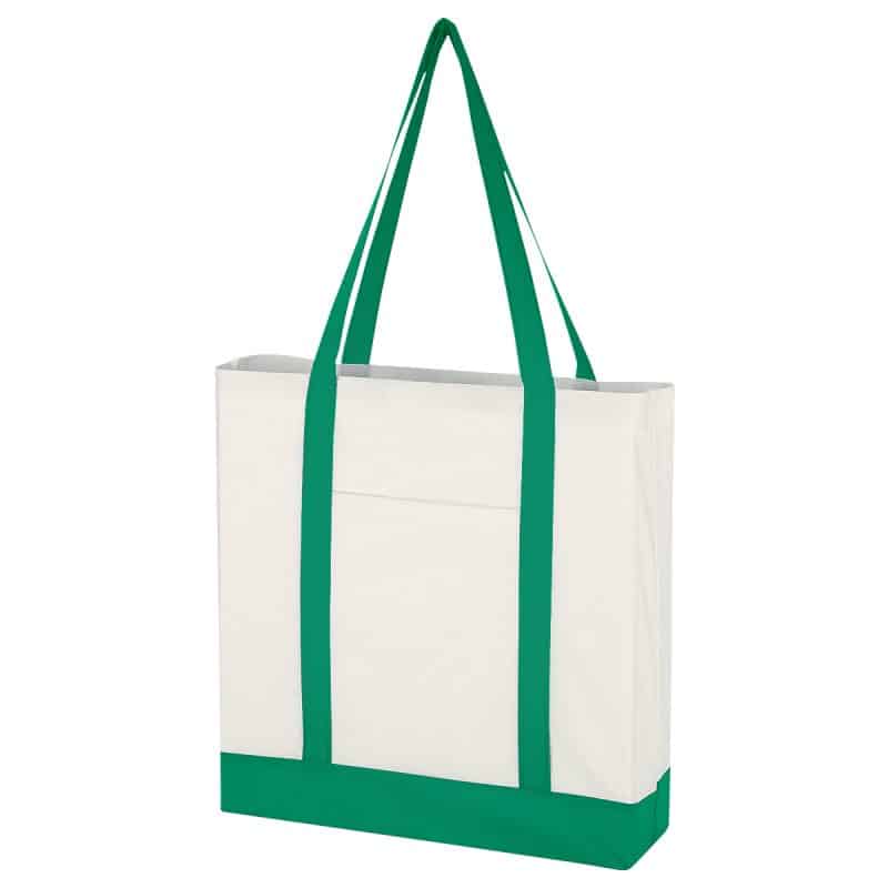 Custom Non-woven Tote Bag With Trim Colors with logo - 6