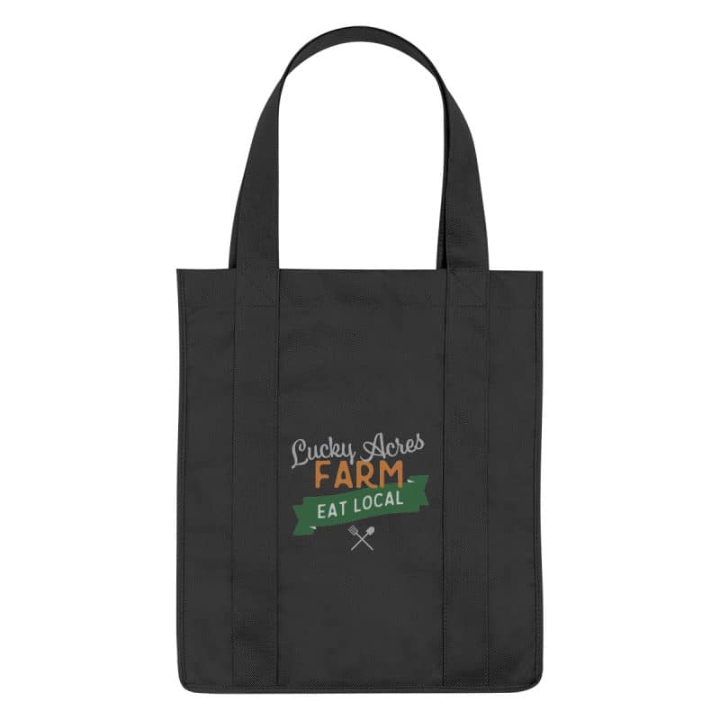 Custom Non-woven Shopper Tote Bag With 100% Rpet Material with logo - 2