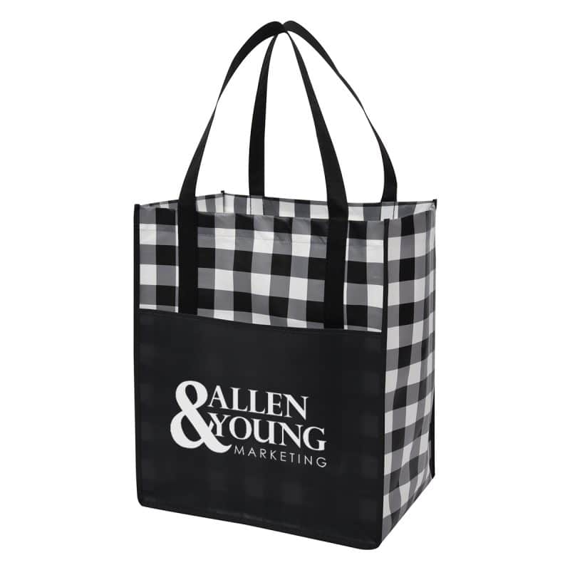 Custom Northwoods Laminated Non-woven Tote Bag with logo - 2