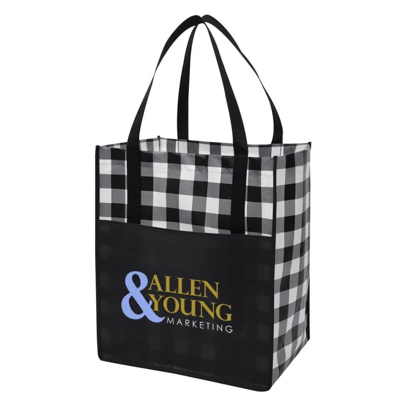 Custom Northwoods Laminated Non-woven Tote Bag with logo - 3