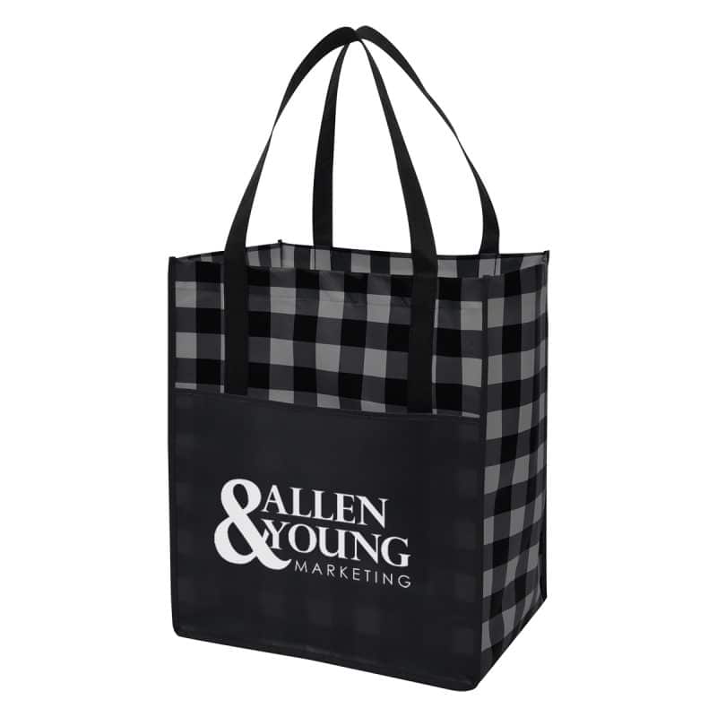 Custom Northwoods Laminated Non-woven Tote Bag with logo - 7