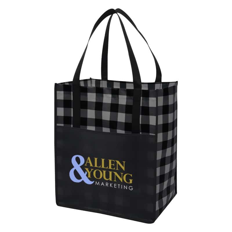 Custom Northwoods Laminated Non-woven Tote Bag with logo - 8