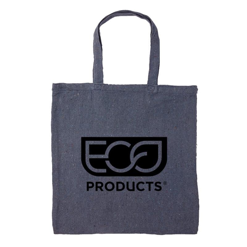Custom Recycled Poly Cotton Tote Bag with logo - 4