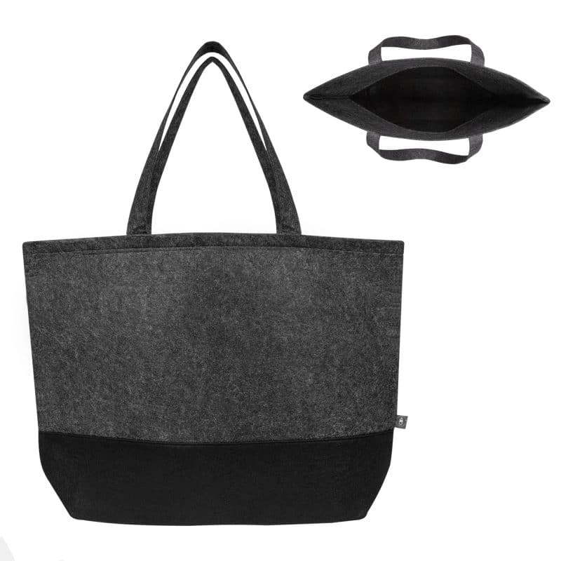 Custom Roosevelt Rpet Felt Tote Bag with logo - 1