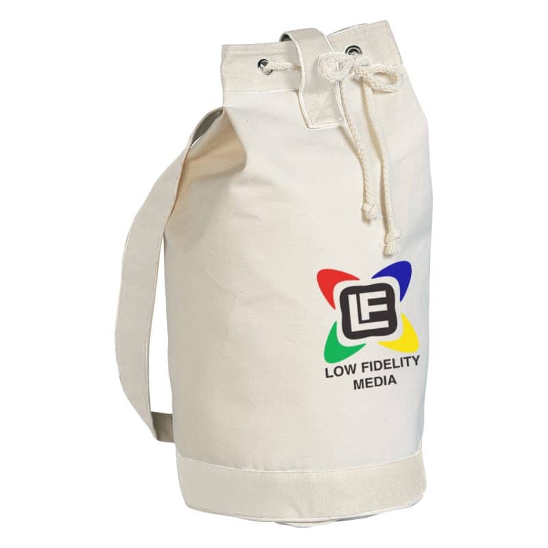 Custom Schooner Cotton Canvas Tote Bag with logo - 1