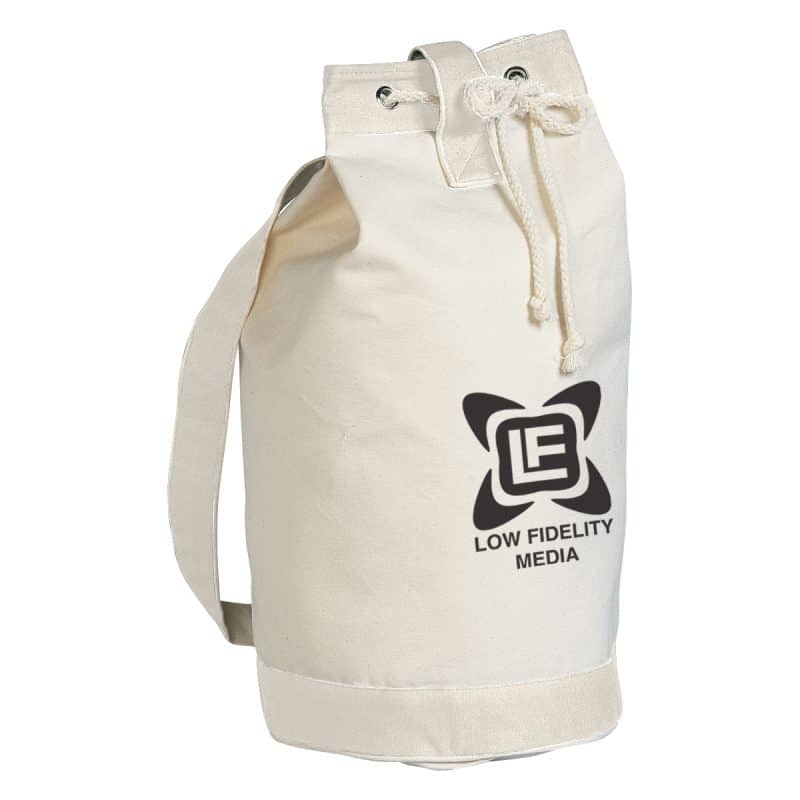 Custom Schooner Cotton Canvas Tote Bag with logo - 3