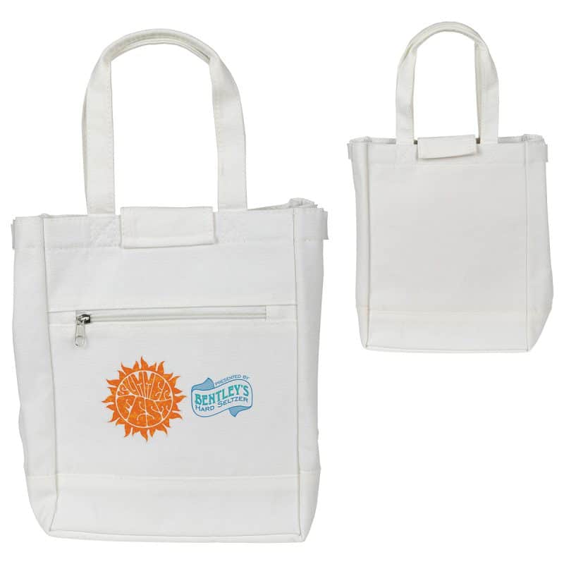 Custom Schooner RPET Canvas Lunch Tote with logo
