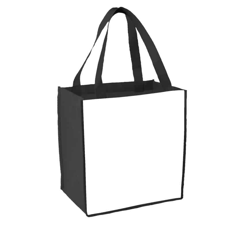 Custom Sublimated Non-Woven Grocery Tote Bag with logo - 2