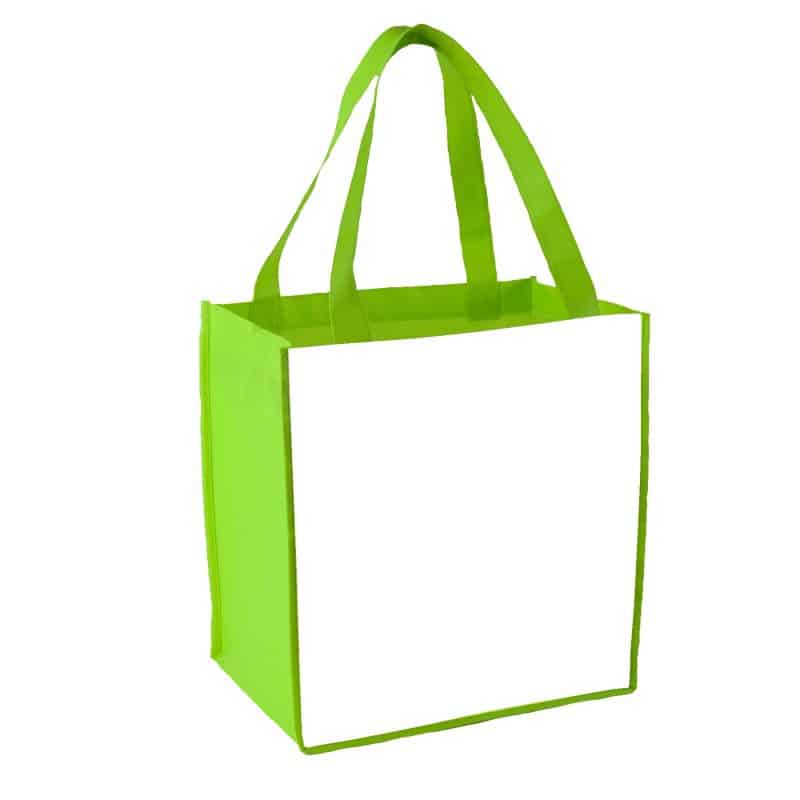 Custom Sublimated Non-Woven Grocery Tote Bag with logo - 3