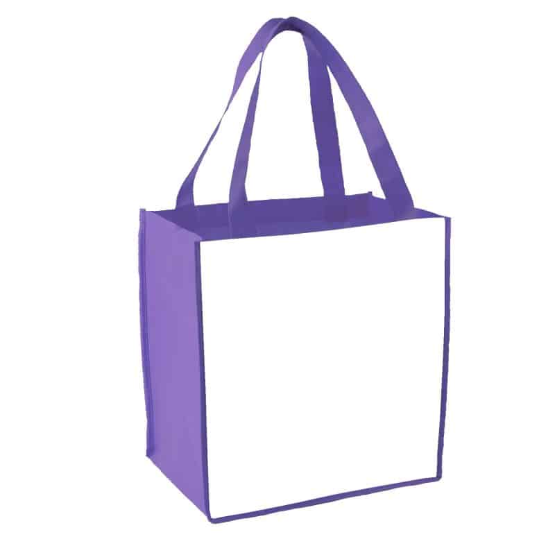 Custom Sublimated Non-Woven Grocery Tote Bag with logo - 4