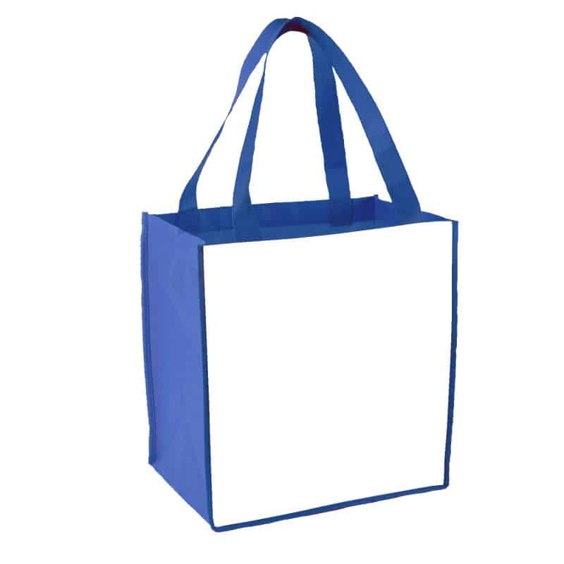 Custom Sublimated Non-Woven Grocery Tote Bag with logo - 6