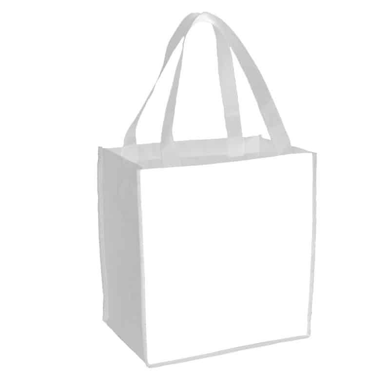 Custom Sublimated Non-Woven Grocery Tote Bag with logo - 8