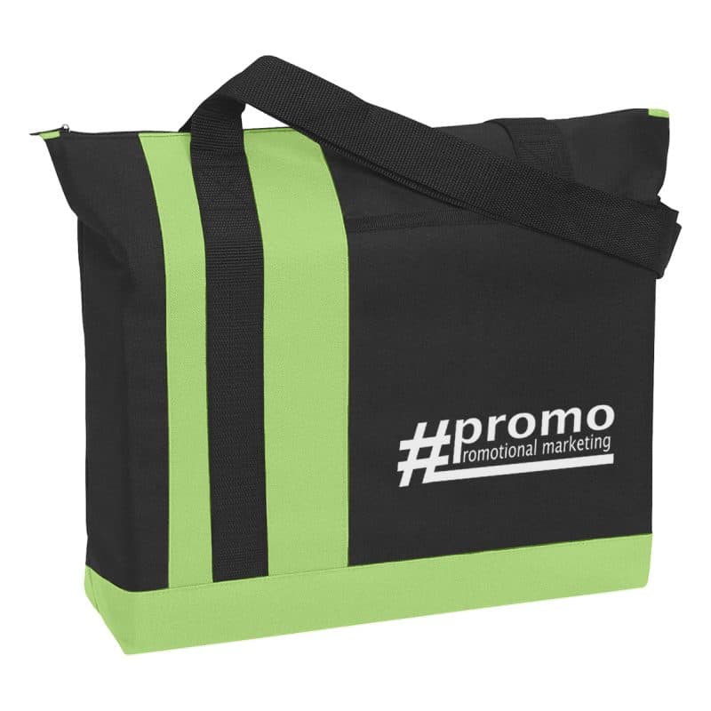 Custom Tri-band Tote Bag with logo - 1