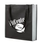 Custom Two-Tone Non-Woven Convention Tote Bag with logo