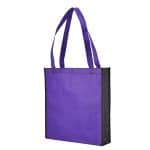 Custom Two-Tone Non-Woven Convention Tote Bag with logo - 7