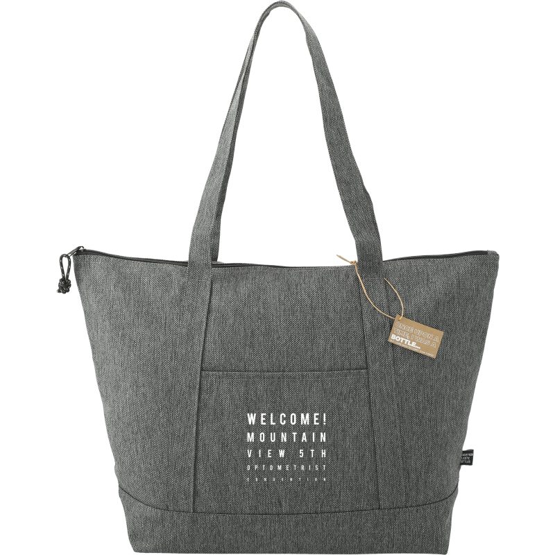 Custom Vila Recycled Boat Tote with logo - 4