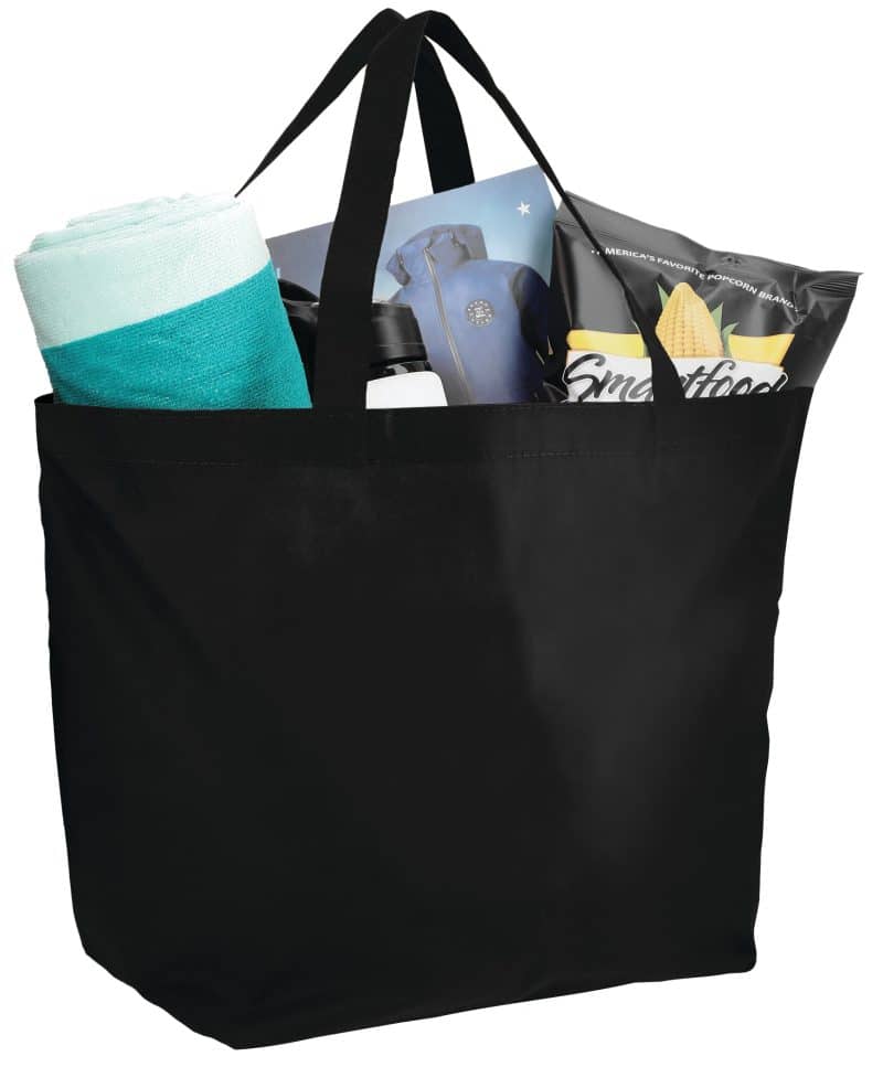 Custom YaYa Budget Non-Woven Shopper Tote with logo - 3